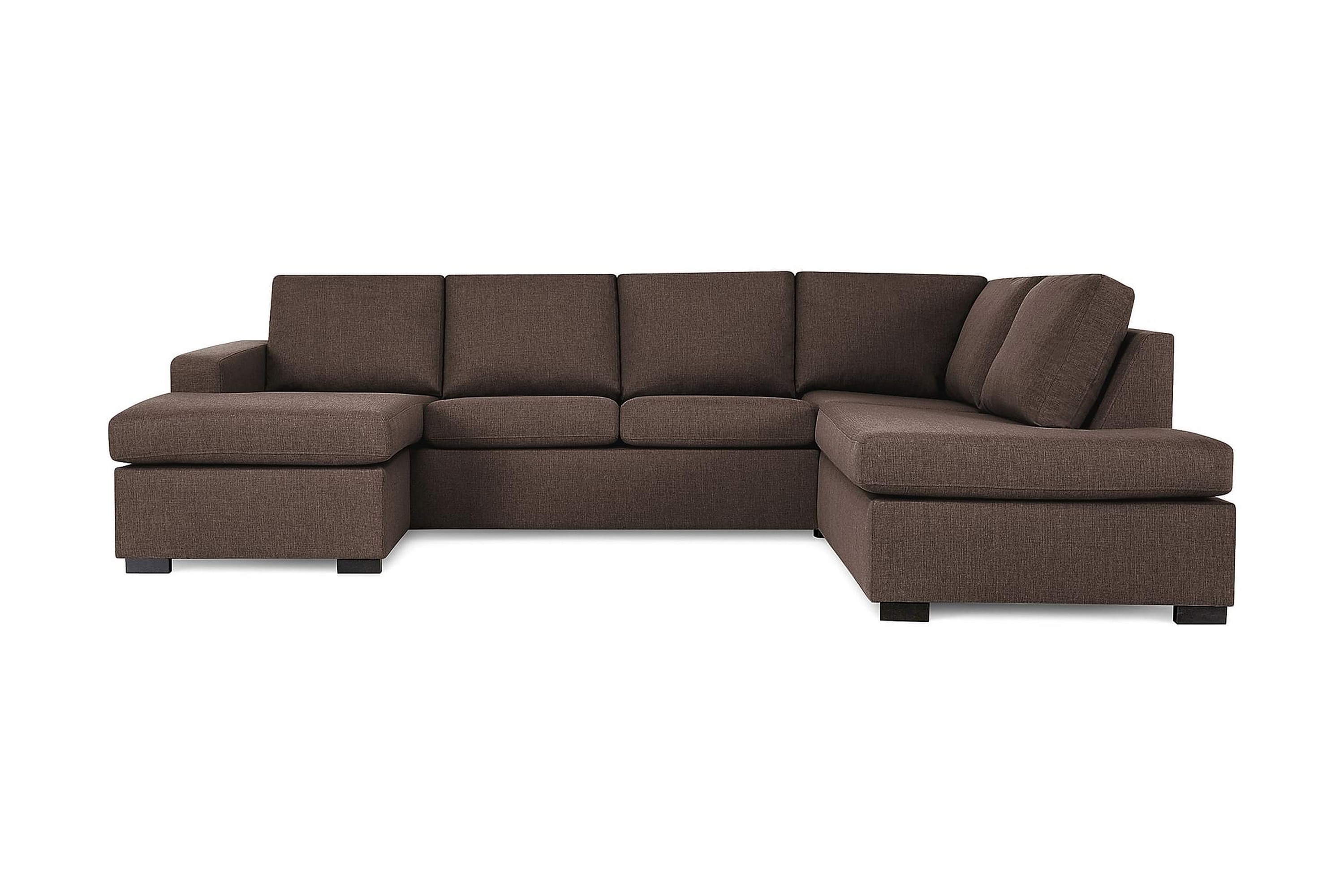 Scandinavian Choice Crazy U-soffa Large Divan Vänster - Brun