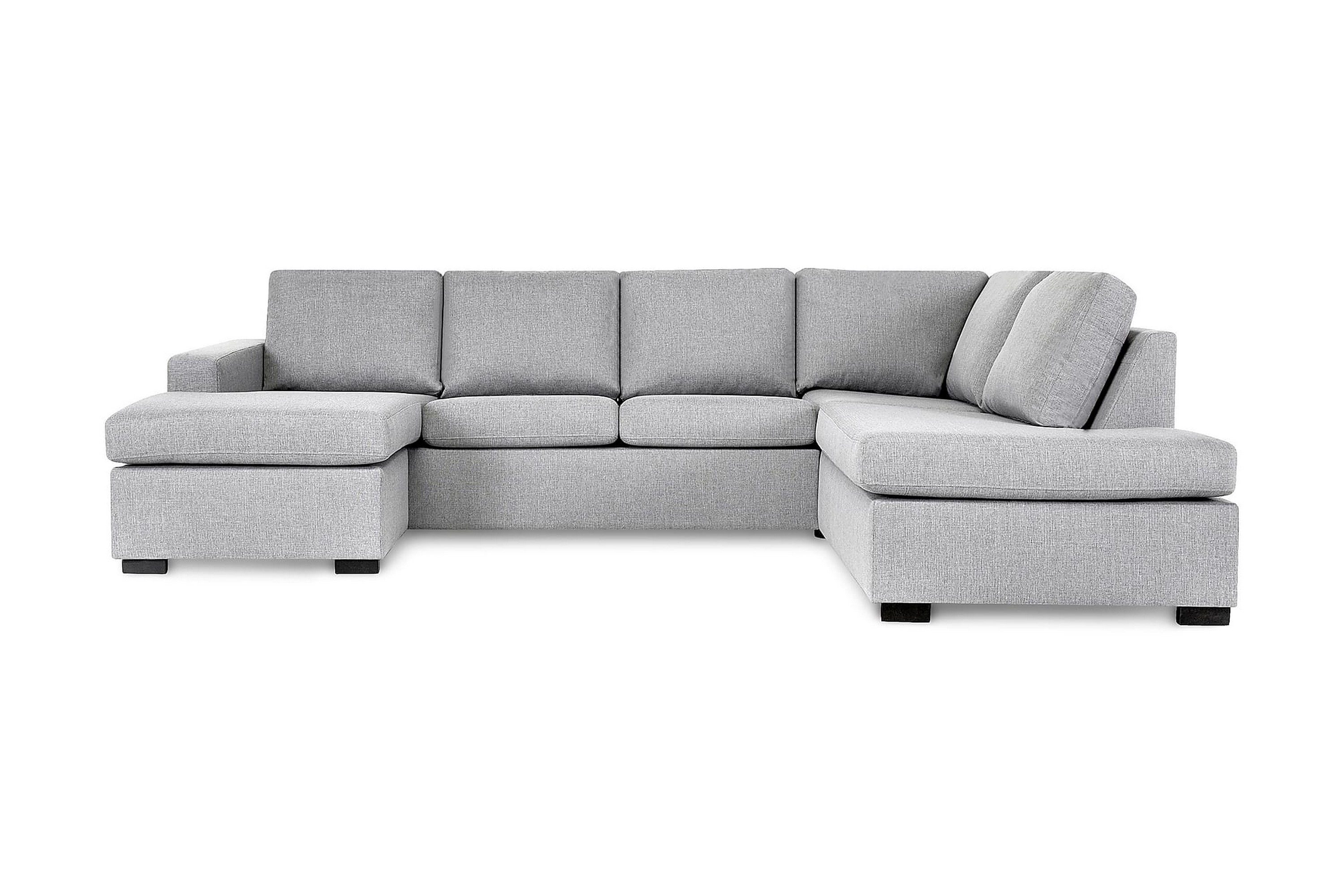 Scandinavian Choice Crazy U-soffa Large Divan Vänster - Ljusgrå Grå