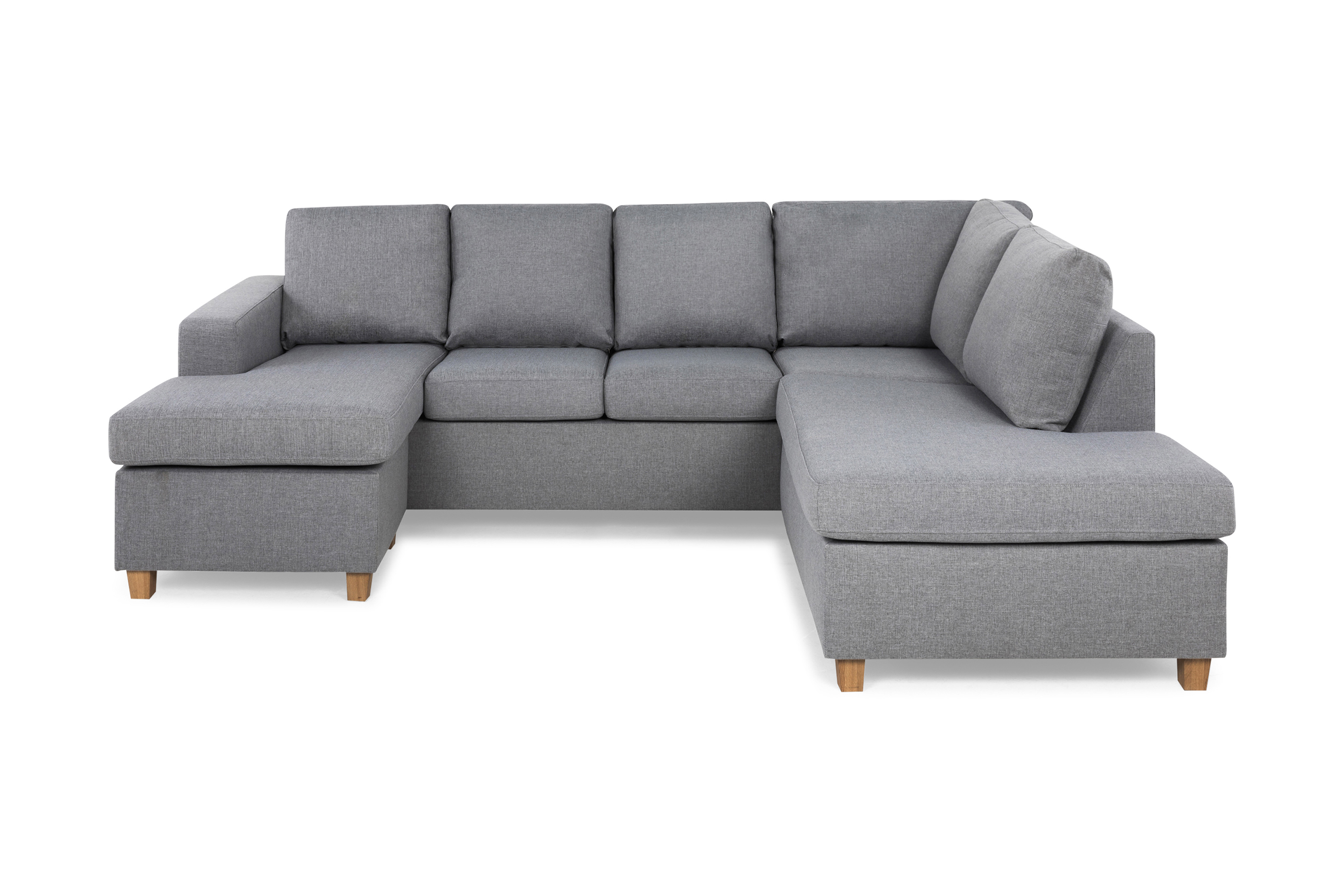 Scandinavian Choice Crazy U-soffa Large Divan Vänster - Ljusgrå Grå