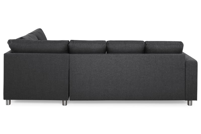 Crazy U-soffa Large Divan Vänster - Mörkgrå - U-soffa