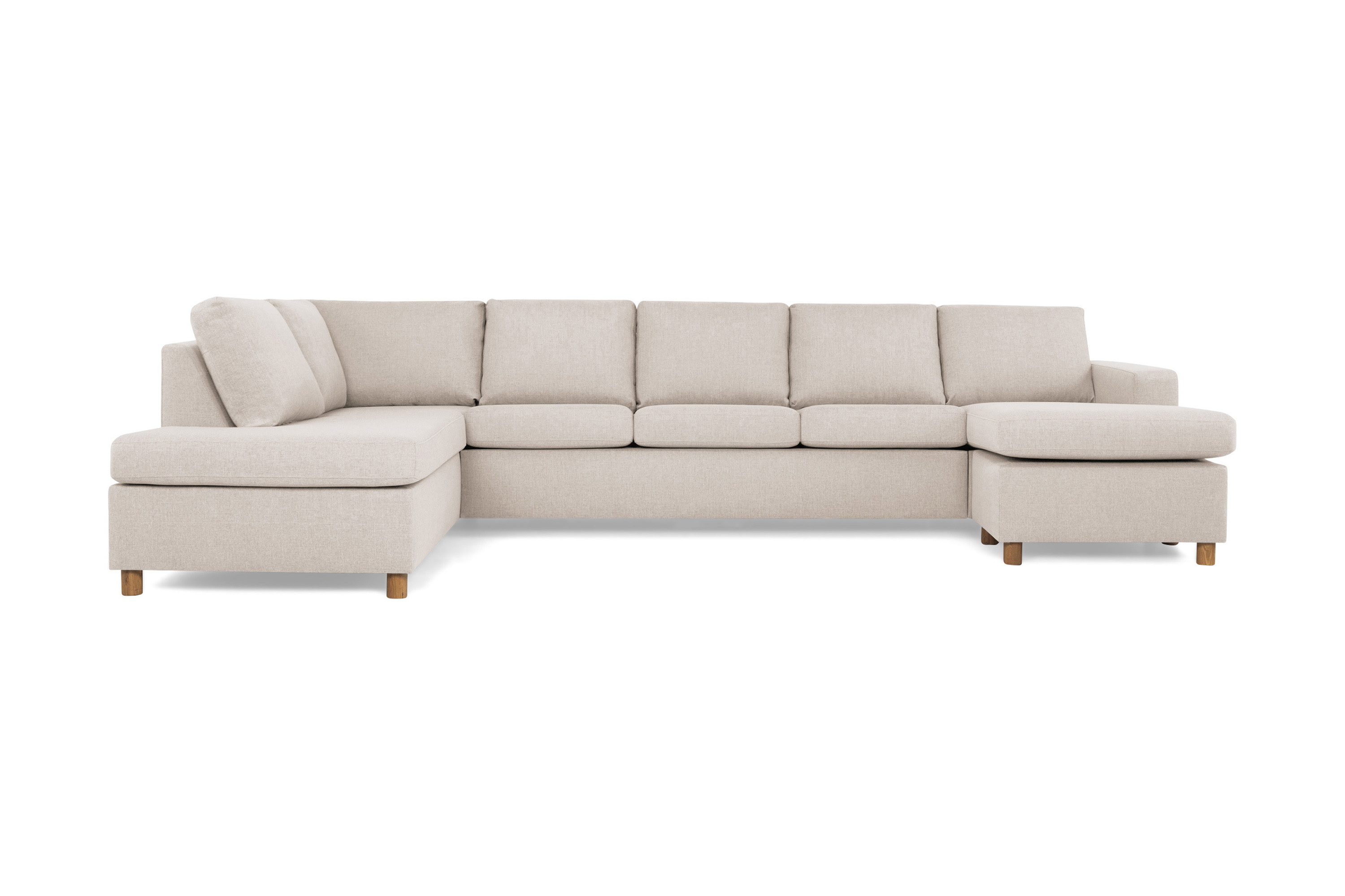 Scandinavian Choice Crazy U-soffa XL Divan Höger - Beige Grå,Beige