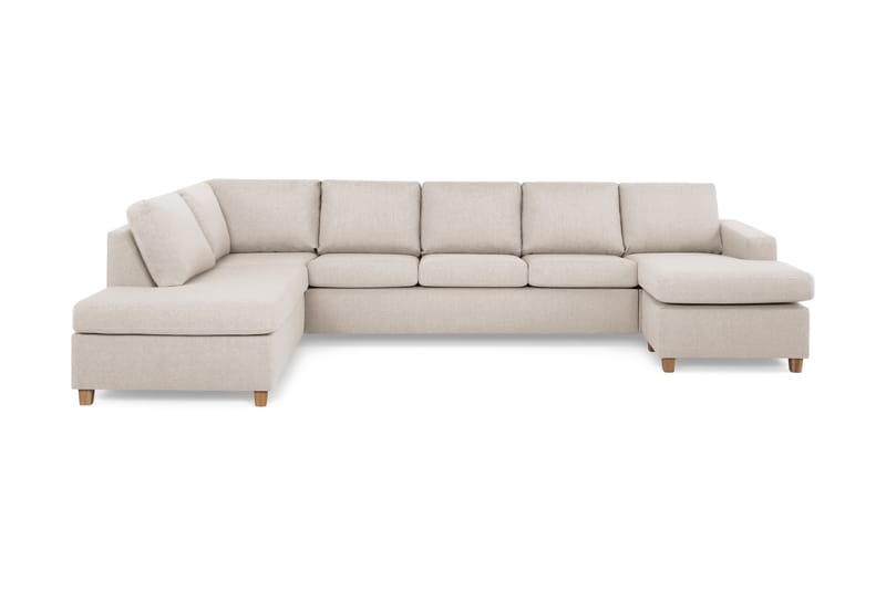 Crazy U-soffa XL Divan Höger - Beige - U-soffa