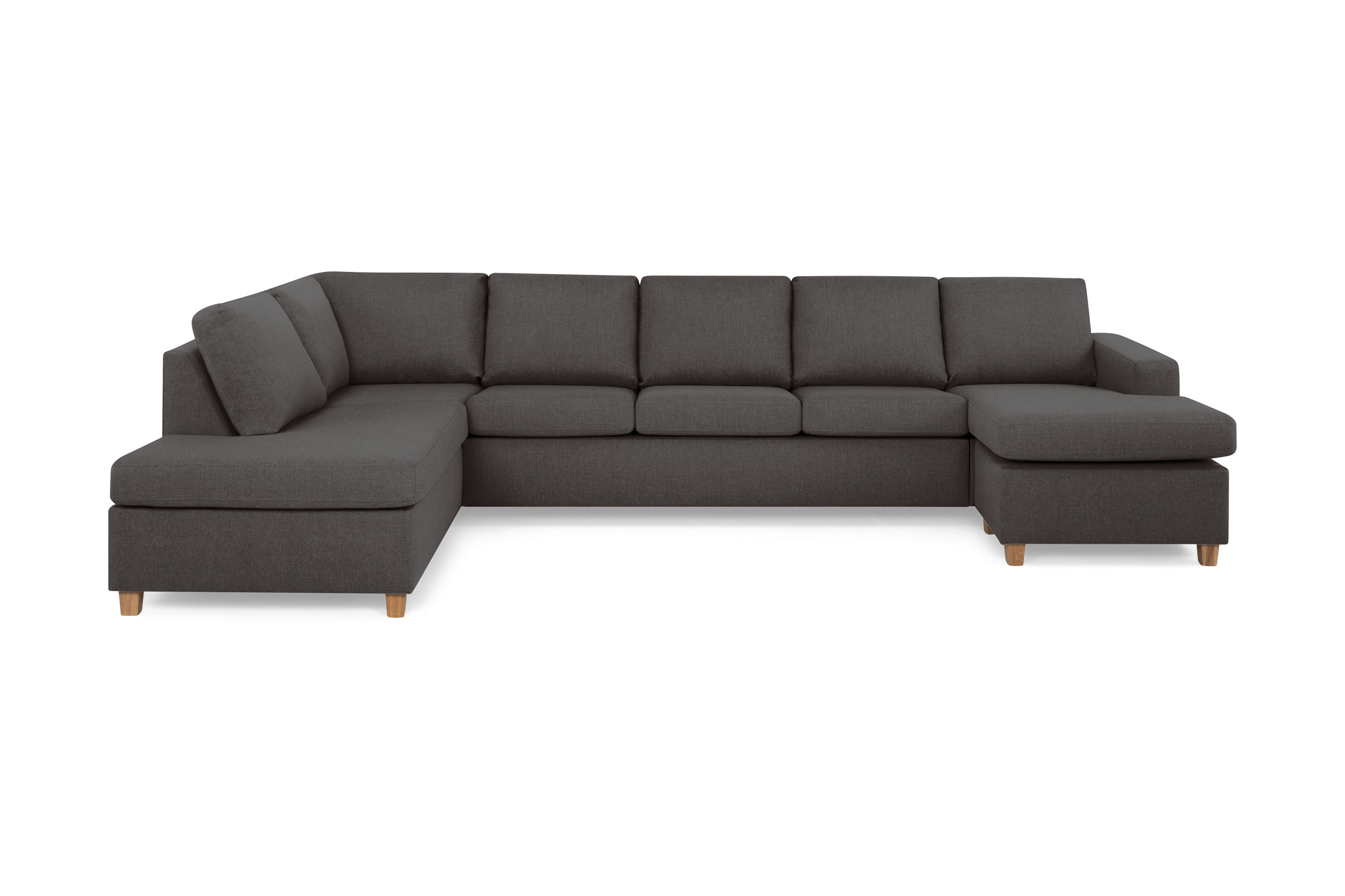 Scandinavian Choice Crazy U-soffa XL Divan Höger - Mörkgrå Grå