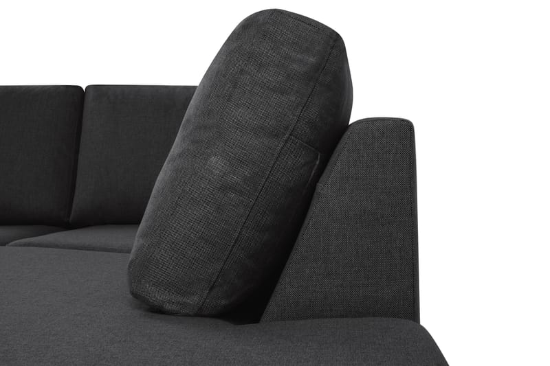 Crazy U-soffa XL Divan Vänster - Antracit - U-soffa