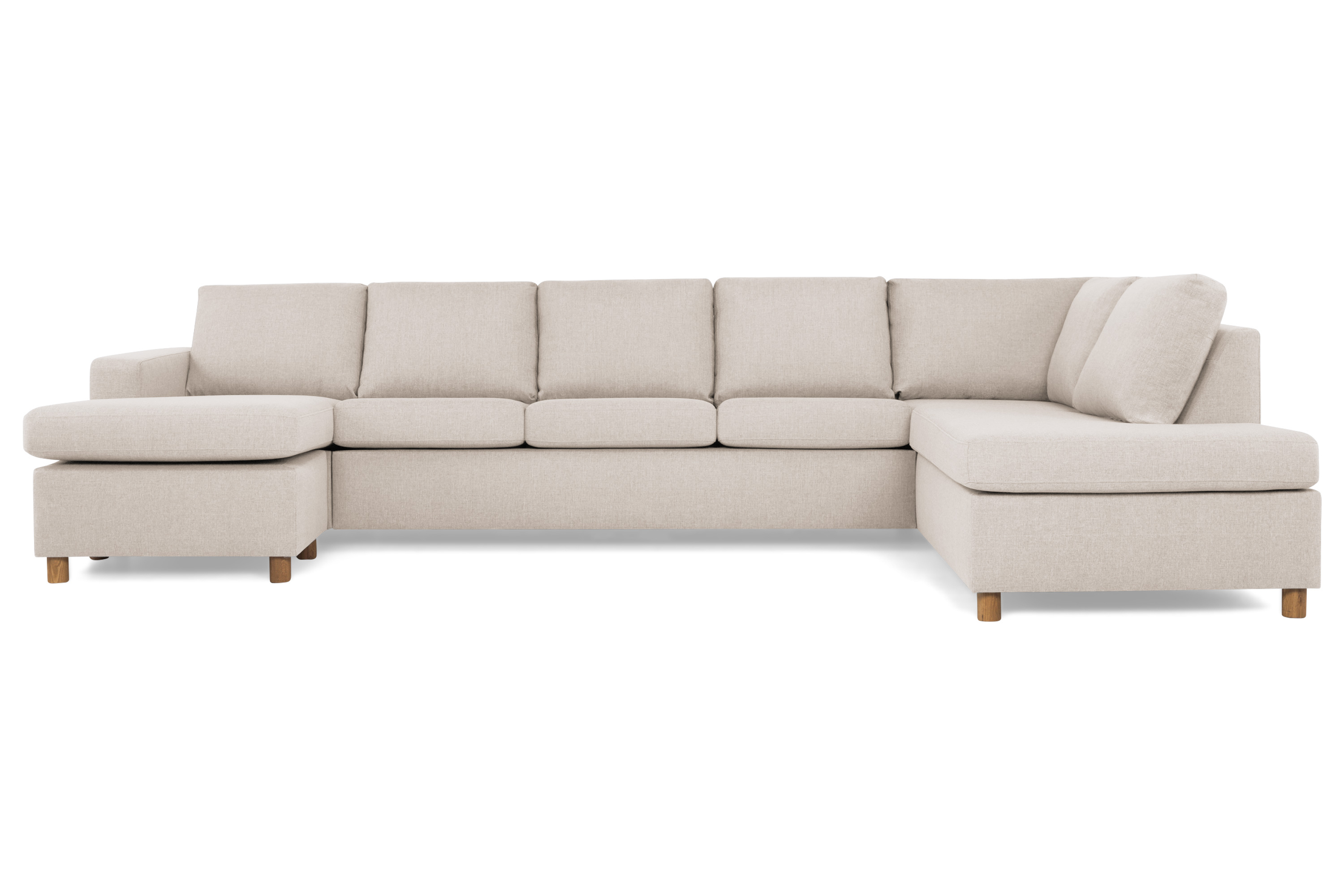 Scandinavian Choice Crazy U-soffa XL Divan Vänster - Beige Grå,Beige