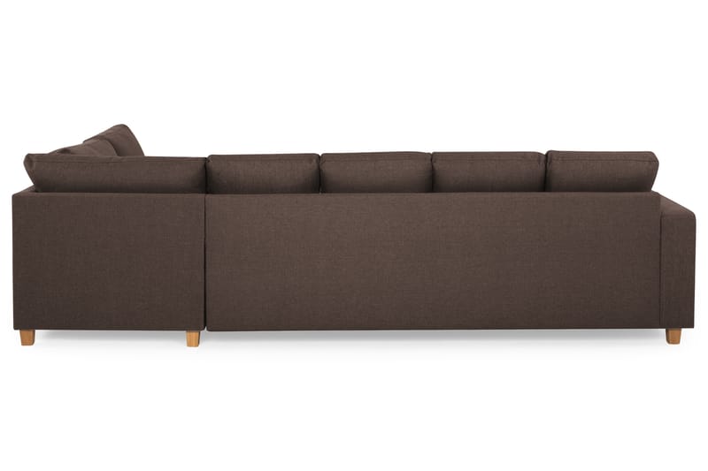 Crazy U-soffa XL Divan Vänster - Brun - U-soffa