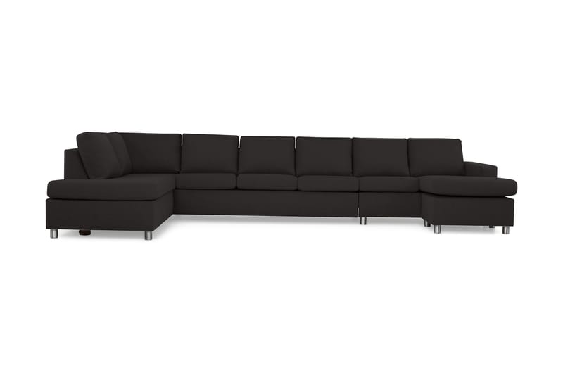 Crazy U-soffa XXL Divan Höger - Antracit - U-soffa