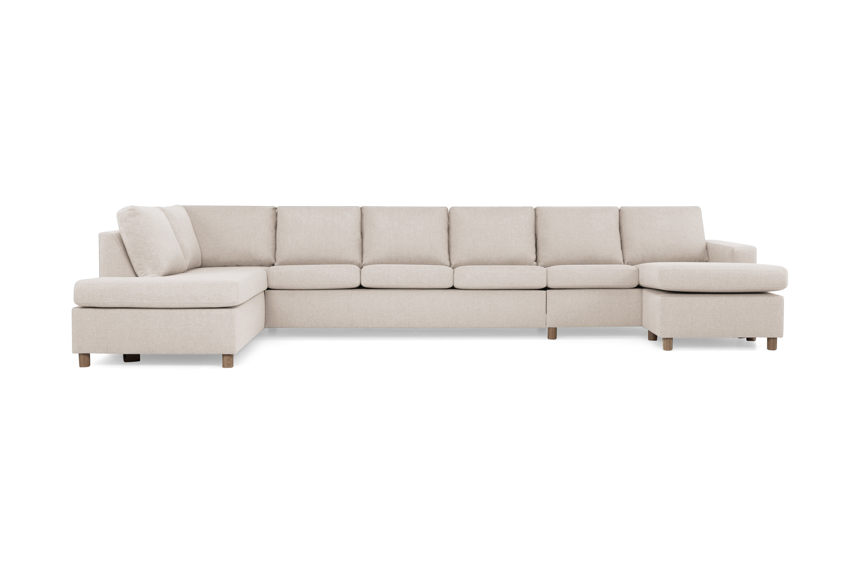 Scandinavian Choice Crazy U-soffa XXL Divan Höger - Beige Grå,Beige