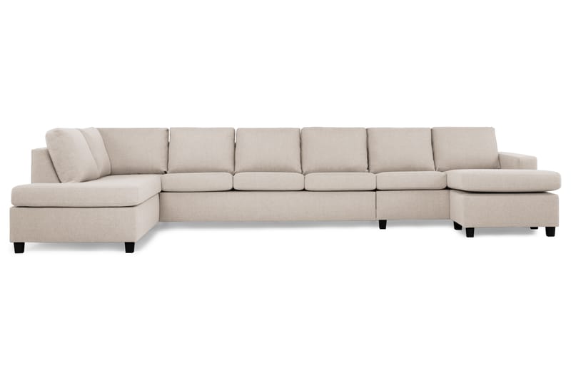 Crazy U-soffa XXL Divan Höger - Beige - U-soffa