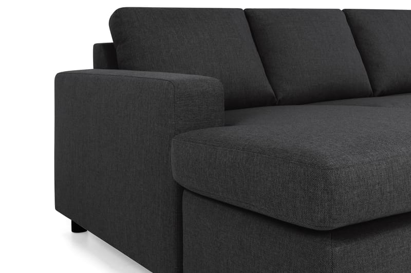 Crazy U-soffa XXL Divan Vänster - Antracit - U-soffa