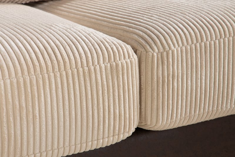 Cuba U-Soffa Divan Höger inkl Kuvertkuddar - Beige | Brun - Möbler - Soffa - U-soffa