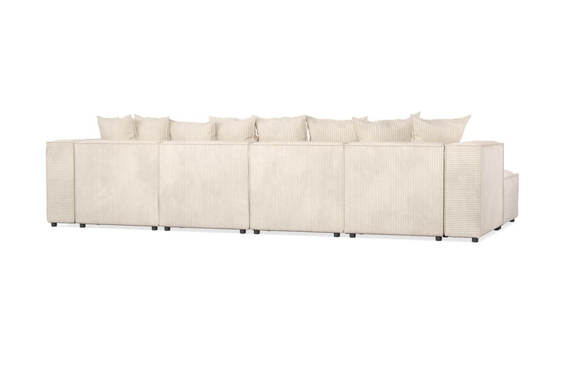 Cubo Djup Manchester U Soffa 5-sit Divan höger Schäslong Höger - Beige / Ljus - Möbler - Soffa - U-soffa