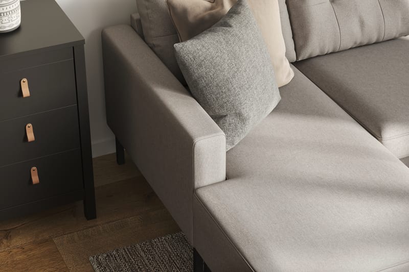 Frillestad 5-sits U-soffa Divan Vänster - Beige - U-soffa