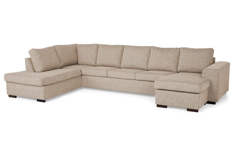 Link U-soffa XXL med Divan Höger - Beige - Möbler - Soffa - U-soffa