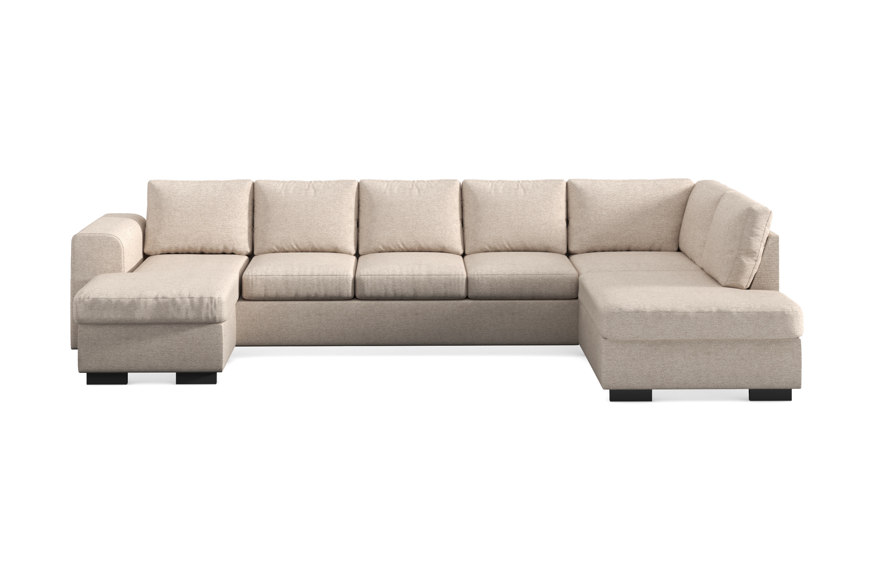 Scandinavian Choice Link U-soffa XXL med Divan Vänster - Grå,Beige