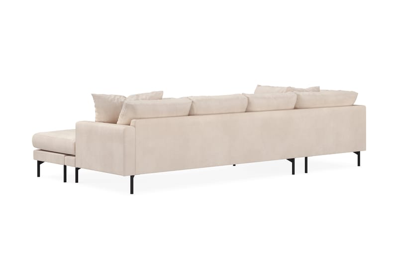 Menard 5-sits Stor U Soffa Manchester Schäslong vänster Divan Höger - Ljus Beige - Möbler - Soffa - U-soffa