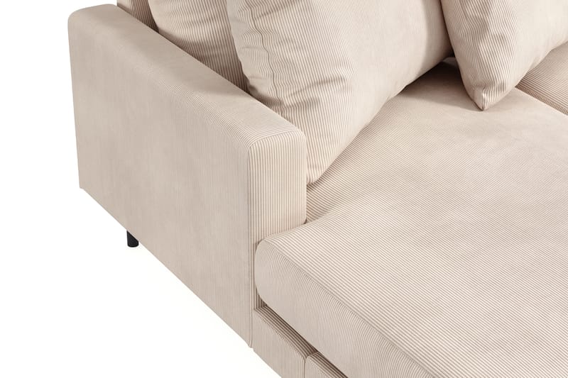 Menard 5-sits U Soffa Manchester 337 cm Bred - Ljus Beige - Möbler - Soffa - U-soffa