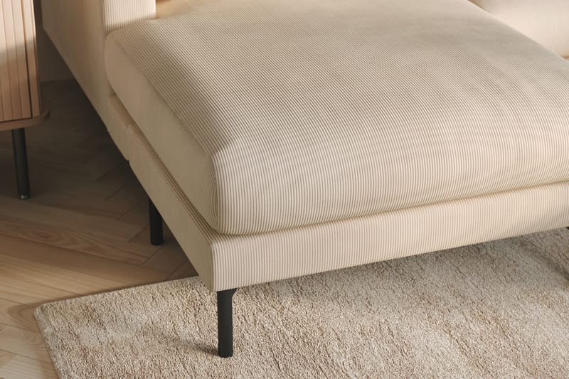 Menard 5-sits U Soffa Manchester 337 cm Bred - Ljus Beige - Möbler - Soffa - U-soffa