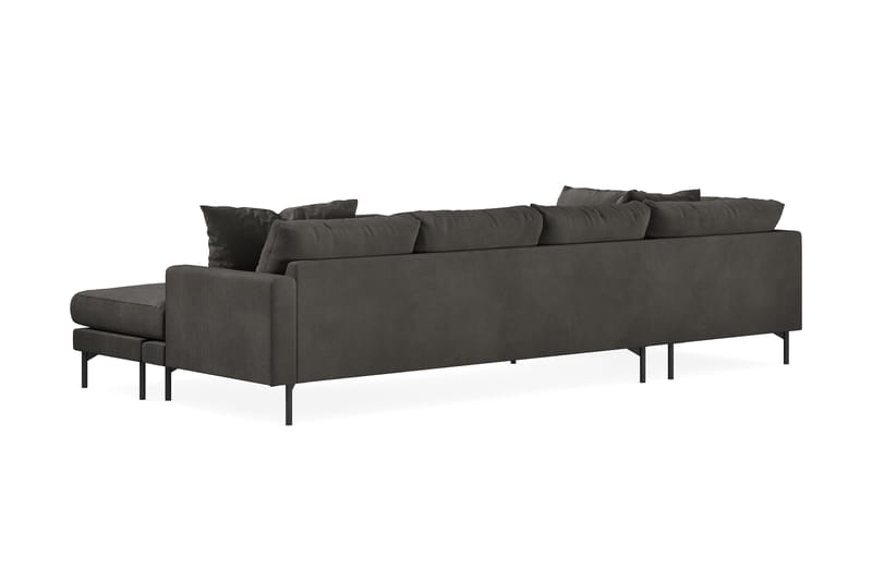 Menard Djup 5-sits Manchester Stor U Soffa 337 cm Bred - Mörkgrå - Möbler - Soffa - U-soffa