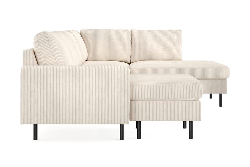 Peppe Manchester 5-sits Soffa m. Divan och Schäslong Höger - Beige / Ljus - Möbler - Soffa - U-soffa