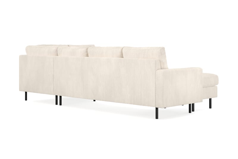 Peppe Manchester 5-sits Soffa m. Divan och Schäslong Höger - Beige / Ljus - Möbler - Soffa - U-soffa