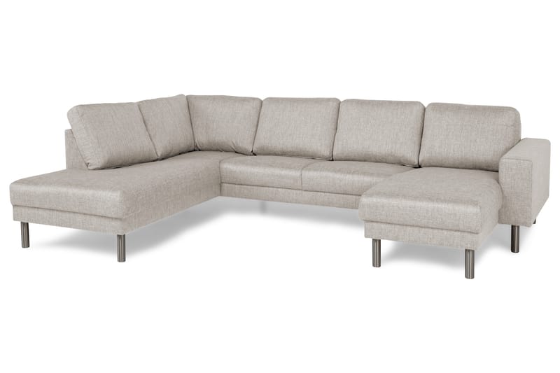 Runsala U-soffa med Divan Höger - Beige - U-soffa