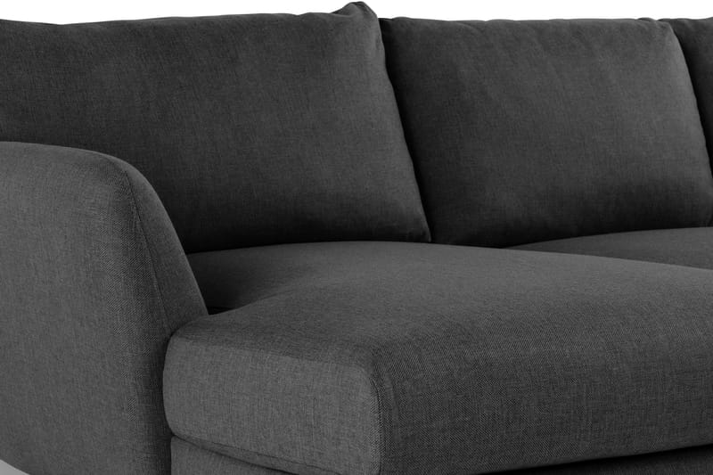 Trend U-soffa med Divan Vänster - Svart - U-soffa