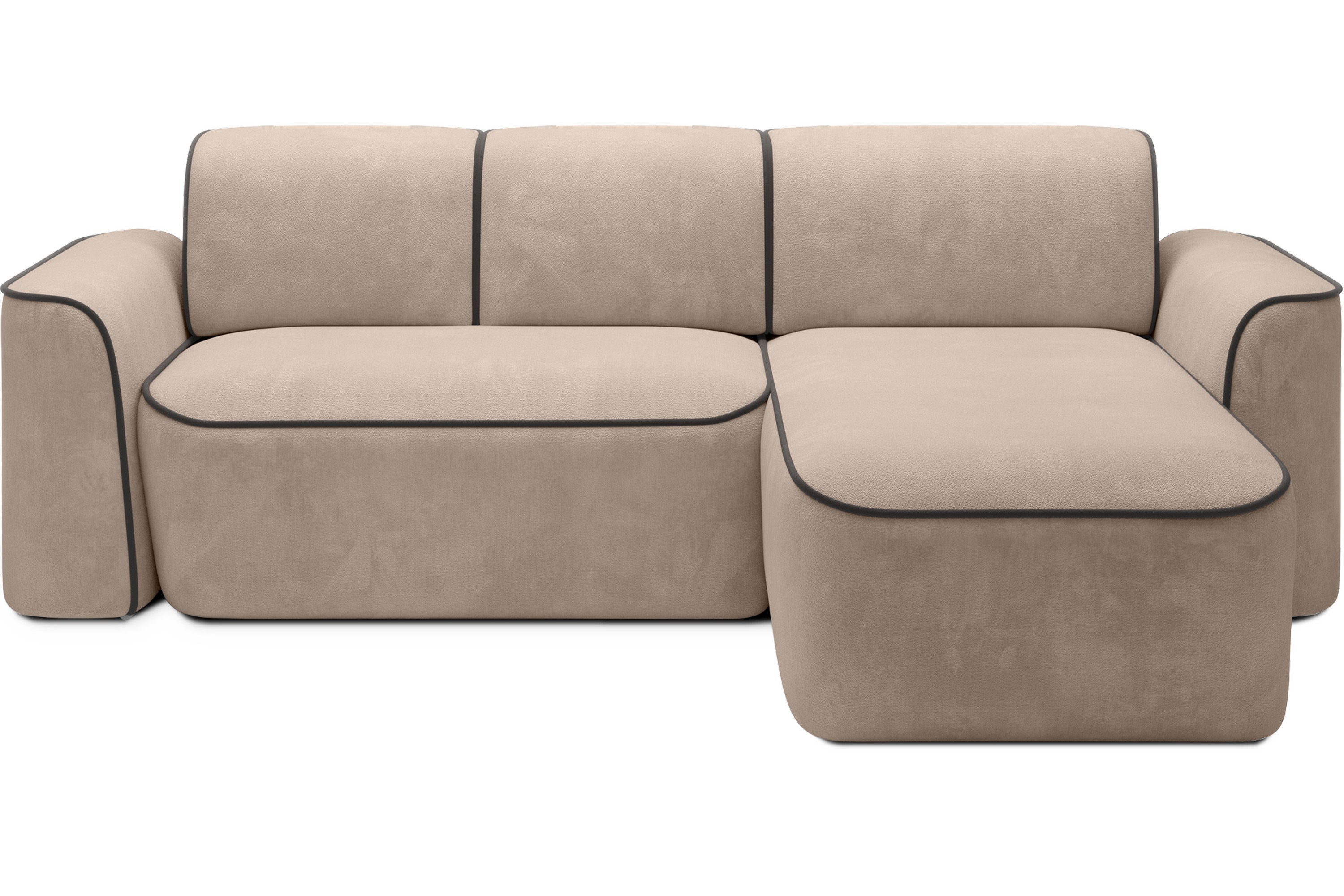 Ume 4-sits Soffa med Divan - Beige 4 sits soffa divan