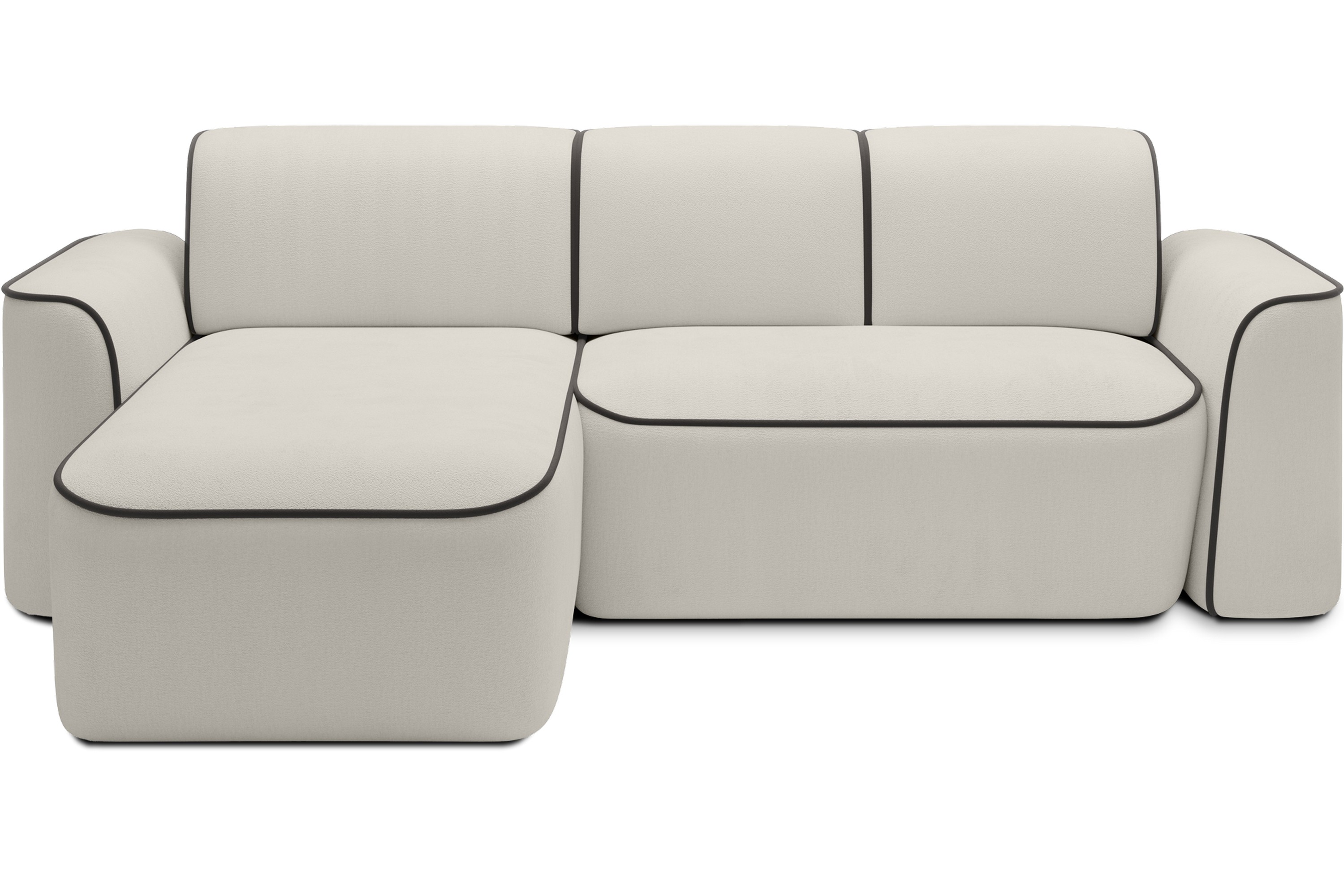 Ume 4-sits Soffa med Divan - Beige 4 sits soffa divan