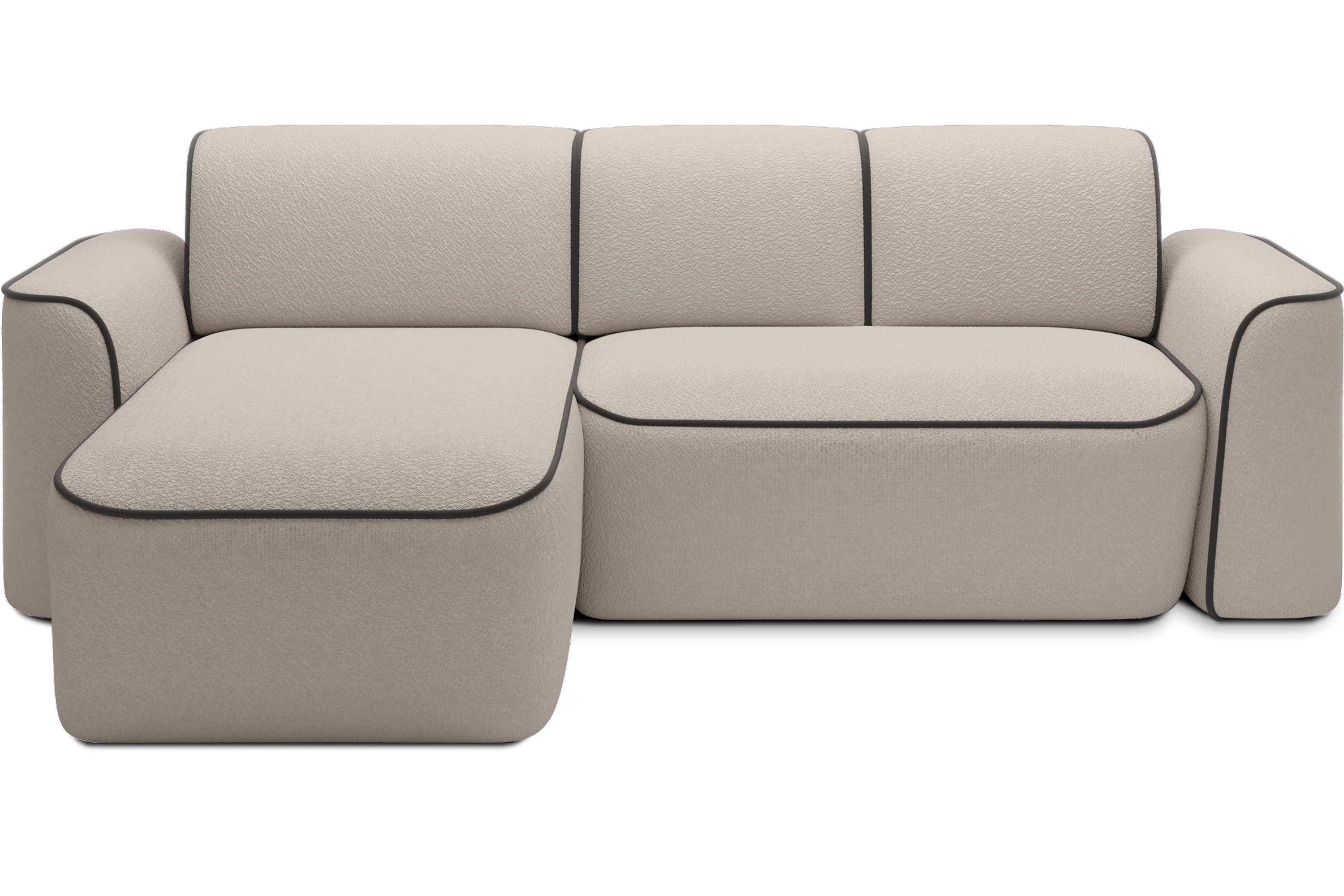 Ume 4-sits Soffa med Divan - Beige 4 sits soffa divan