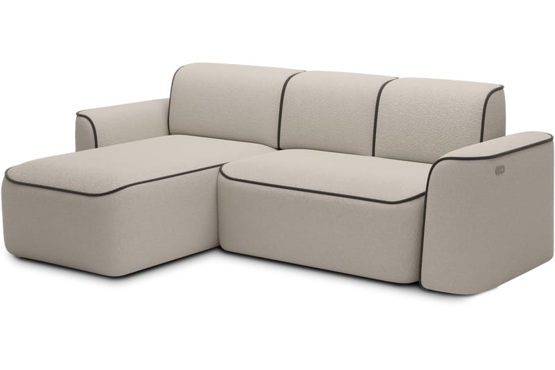 Ume 4-sits Soffa med Divan - Beige - Möbler - Soffa - Divansoffor & schäslongsoffa