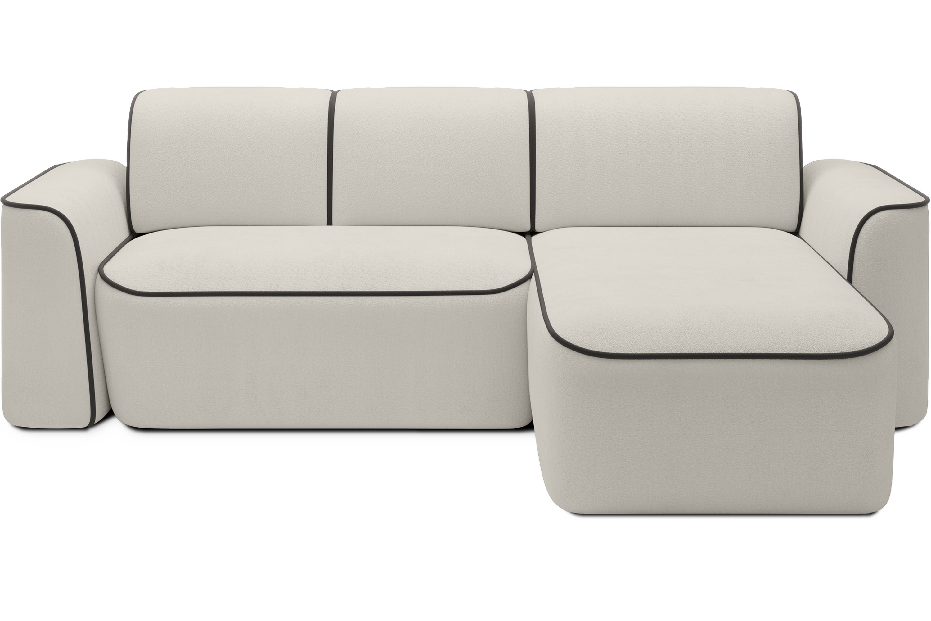 Ume 4-sits Soffa med Divan - Beige 4 sits soffa divan