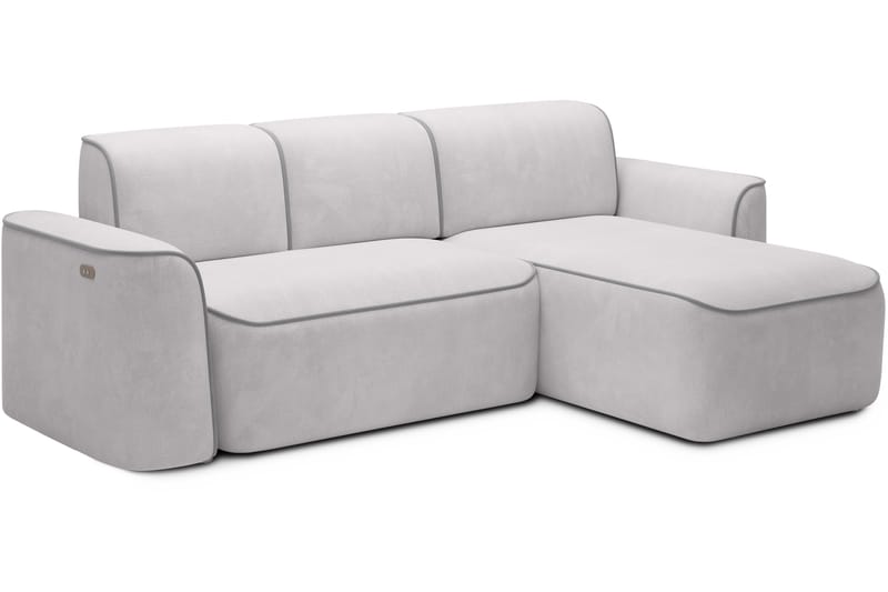 Ume 4-sits Soffa med Divan - Grå - Möbler - Soffa - Divansoffor & schäslongsoffa