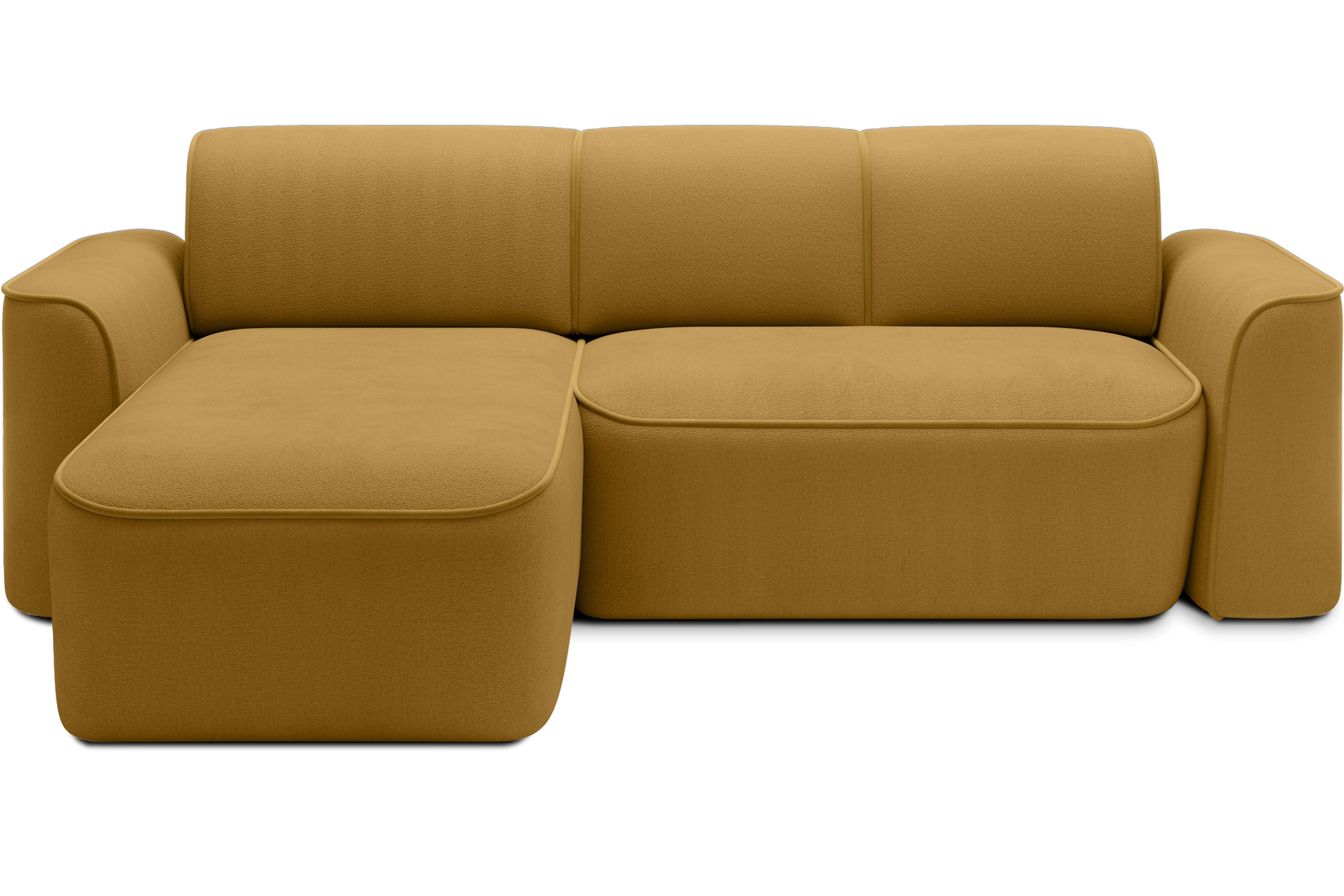 Ume 4-sits Soffa med Divan - Gul 4 sits soffa divan