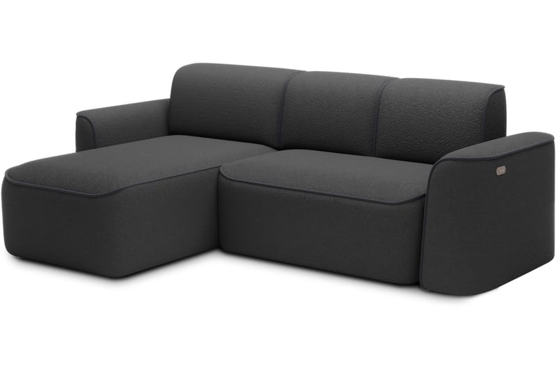 Ume 4-sits Soffa med Divan - Mörkgrå - Möbler - Soffa - Divansoffor & schäslongsoffa