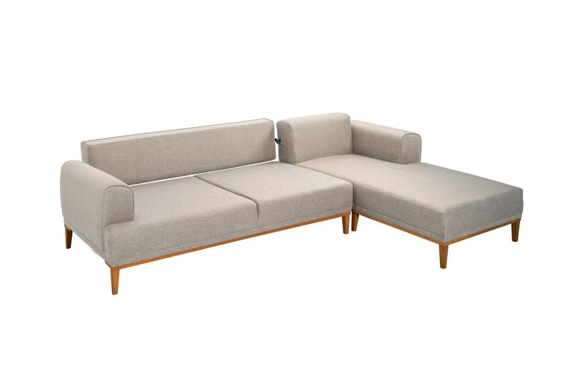 Valsot 4-sits Soffa med Divan - Creme - Möbler - Soffa - Divansoffor & schäslongsoffa