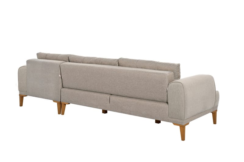 Valsot 4-sits Soffa med Divan - Creme - Möbler - Soffa - Divansoffor & schäslongsoffa