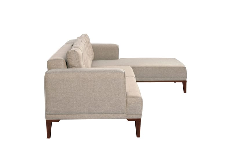 Valsot 4-sits Soffa med Divan - Creme - Möbler - Soffa - Divansoffor & schäslongsoffa