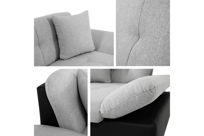 Vananda Soffa med Divan 3-sits - Beige - Möbler - Soffa - Divansoffor & schäslongsoffa