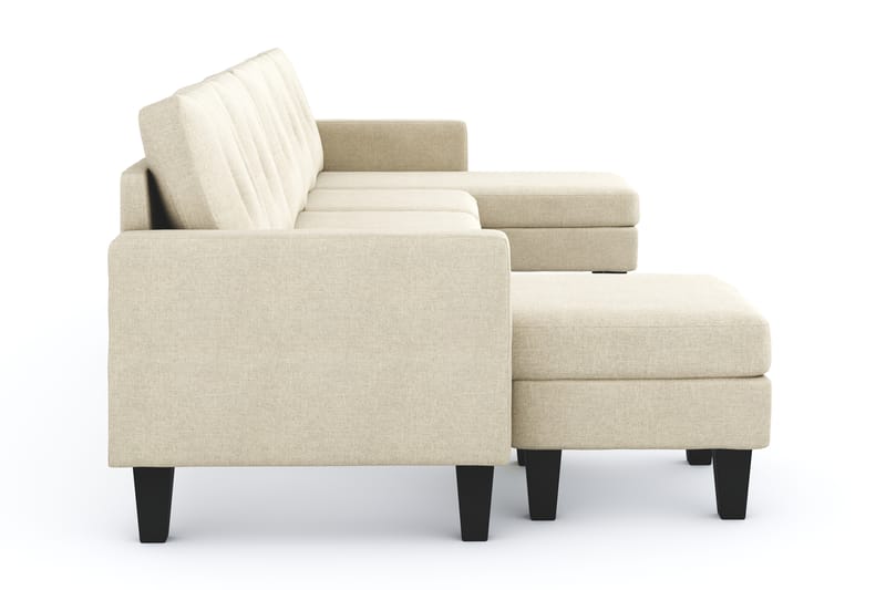 Vislanda 5-sits Soffa med Dubbeldivan - Beige - Möbler - Soffa - U-soffa