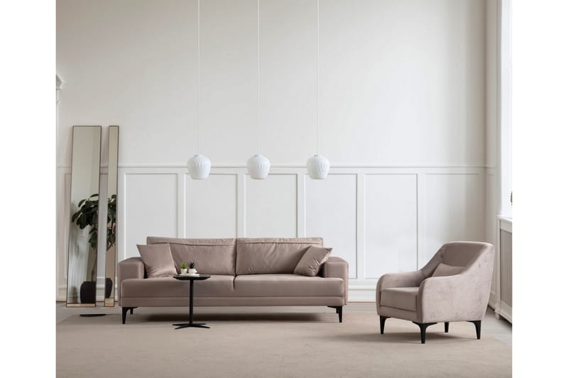 Winskill 3-sits Soffa - Beige - Möbler - Soffa - 3 sits soffa