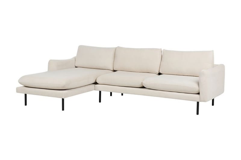 Woodal Hörnsoffa 4-sits - Beige/Svart - Möbler - Soffa - Hörnsoffa