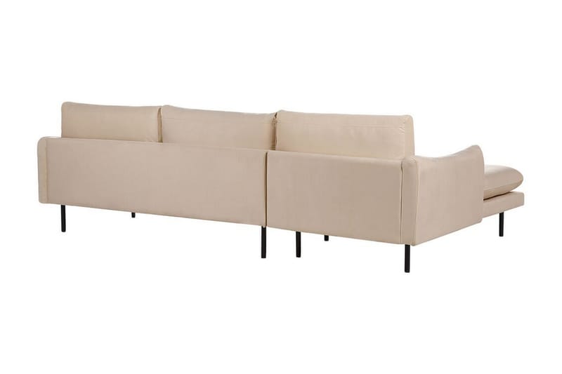 Woodal Hörnsoffa 4-sits - Beige/Svart - Möbler - Soffa - Hörnsoffa