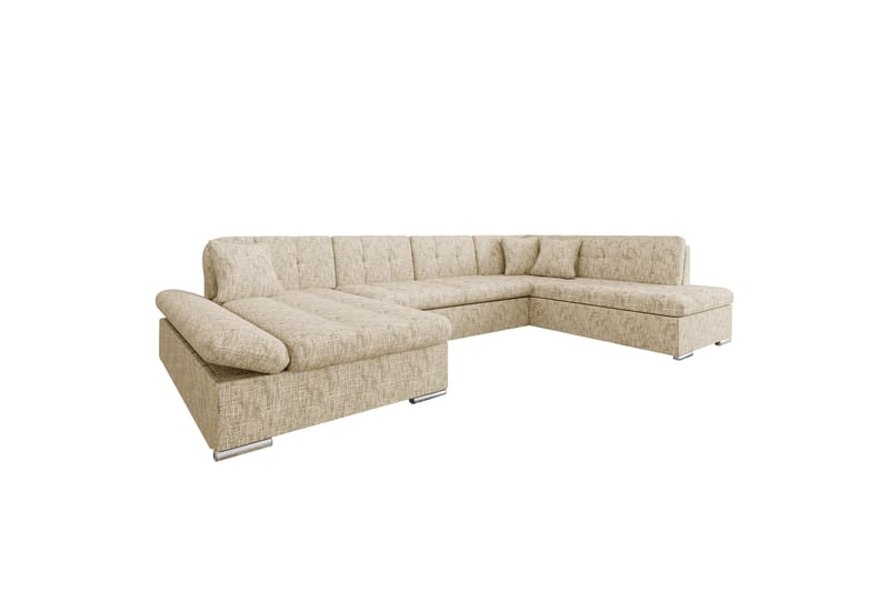 Zumar Soffa med Divan och Schäslong 4-sits - Beige - Möbler - Soffa - U-soffa