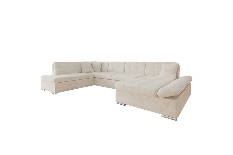 Zumar Soffa med Divan och Schäslong 4-sits - Beige - Möbler - Soffa - U-soffa