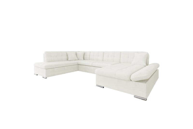 Zumar Soffa med Divan och Schäslong 4-sits - Vit - Möbler - Soffa - U-soffa