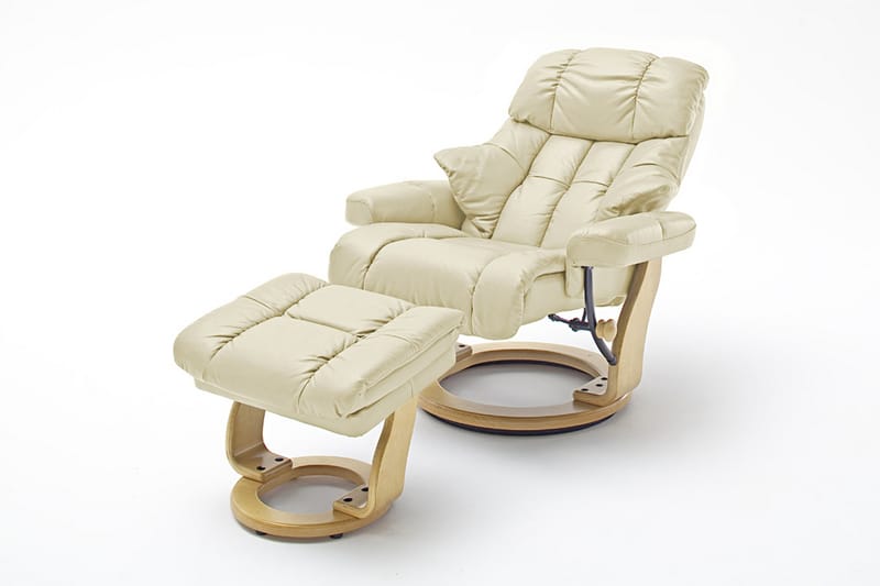 Calgary Reclinerfåtölj - Beige - Biofåtölj & reclinerfåtölj - Skinnfåtölj & läderfåtölj