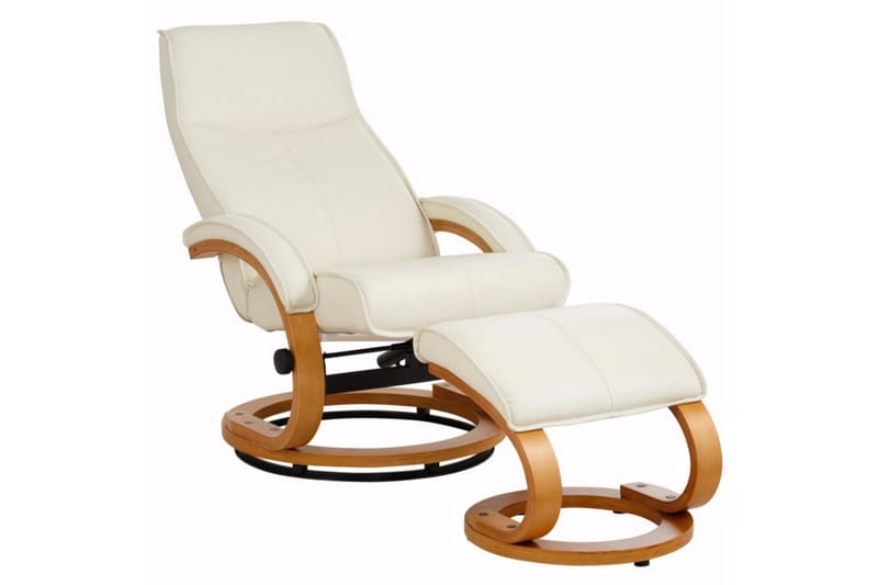 Pasha Reclinerfåtölj Läder - Beige - Biofåtölj & reclinerfåtölj