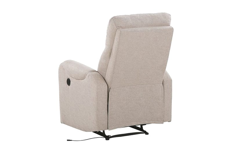 Rautela Fåtölj LED-belysning + USB-port - Beige - Möbler - Stolar & fåtöljer - Fåtölj - Biofåtölj & reclinerfåtölj