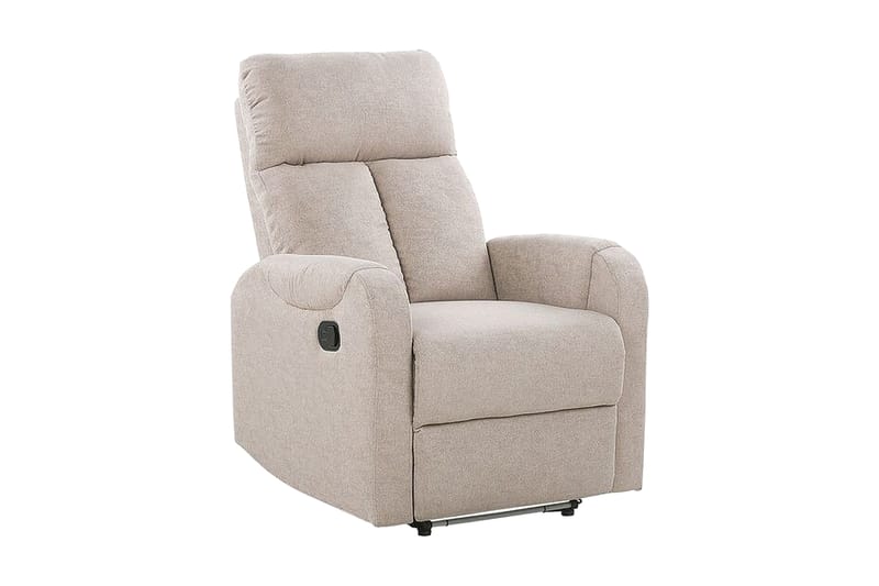 Rautela Fåtölj LED-belysning + USB-port - Beige - Möbler - Stolar & fåtöljer - Fåtölj - Biofåtölj & reclinerfåtölj